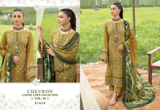 Shree Chevron Luxury Law 10 Wholesale Pakistani Salwar Suits Catalog
